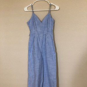 Gianni bini Stripe culotte Jumpsuit Size 2